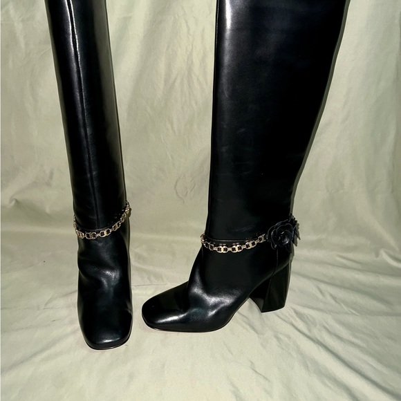 Tory Burch Blossom Tall Boots - Picture 2 of 13